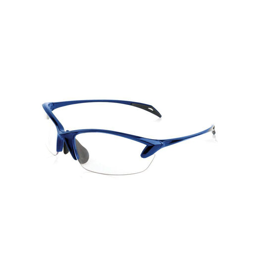 AOB Hunting Eyewear|Safety Glasses|Shooting Glasses AOB Smith & Wesson Colonel Womens Shooting Glasses Half Frame Blue with Clear Lens