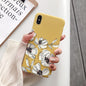 Retro flower phone case