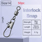 8-shaped Ring American Swivel B- Type Pin Quick Connector Lure Fishing Supplies Connection 8-word Ring