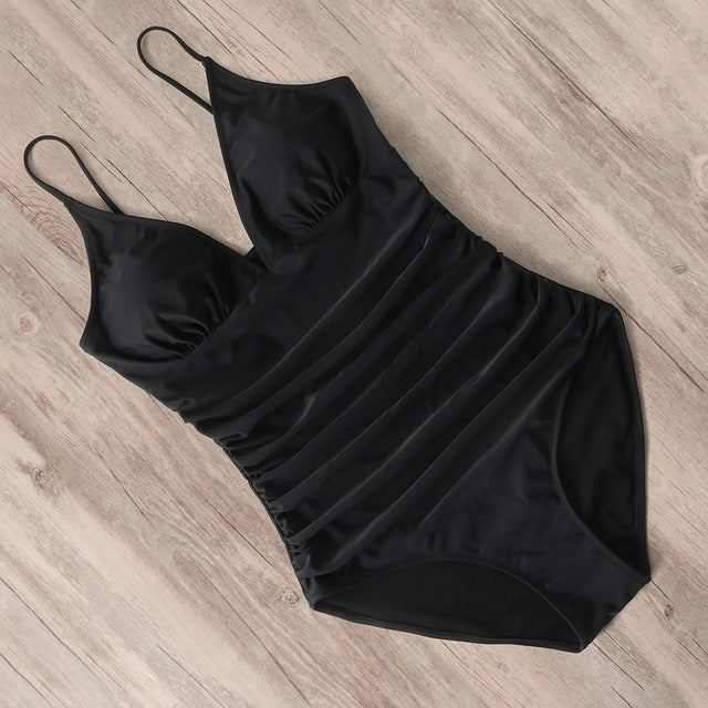 Swimming Suit Bikini swimwear Swimsuit Women Retro Stripe