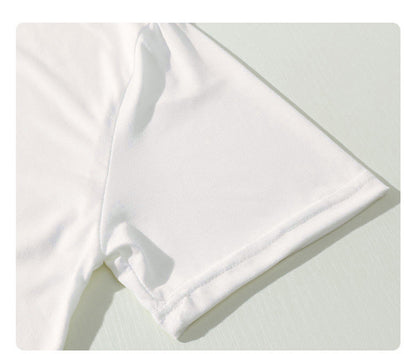 European And American Faith Over Faith Printed Short Sleeves