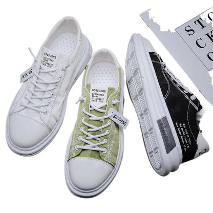 Canvas Shoes Men's Soft-soled White Shoes All-match Casual Sports Shoes