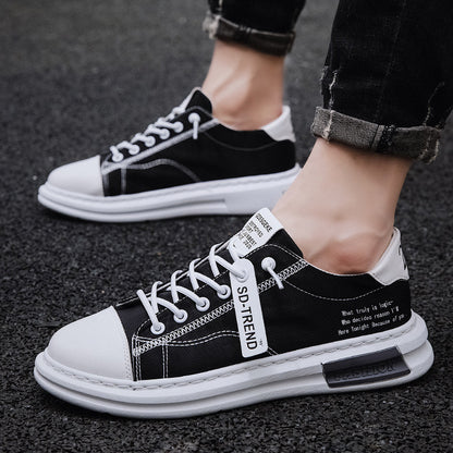 Canvas Shoes Men's Soft-soled White Shoes All-match Casual Sports Shoes