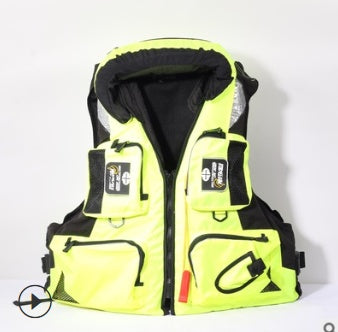 Sea Fishing Life Jacket Rock Fishing Adult Fishing Waistcoat Multi-Function Portable Swimming Large Buoyancy