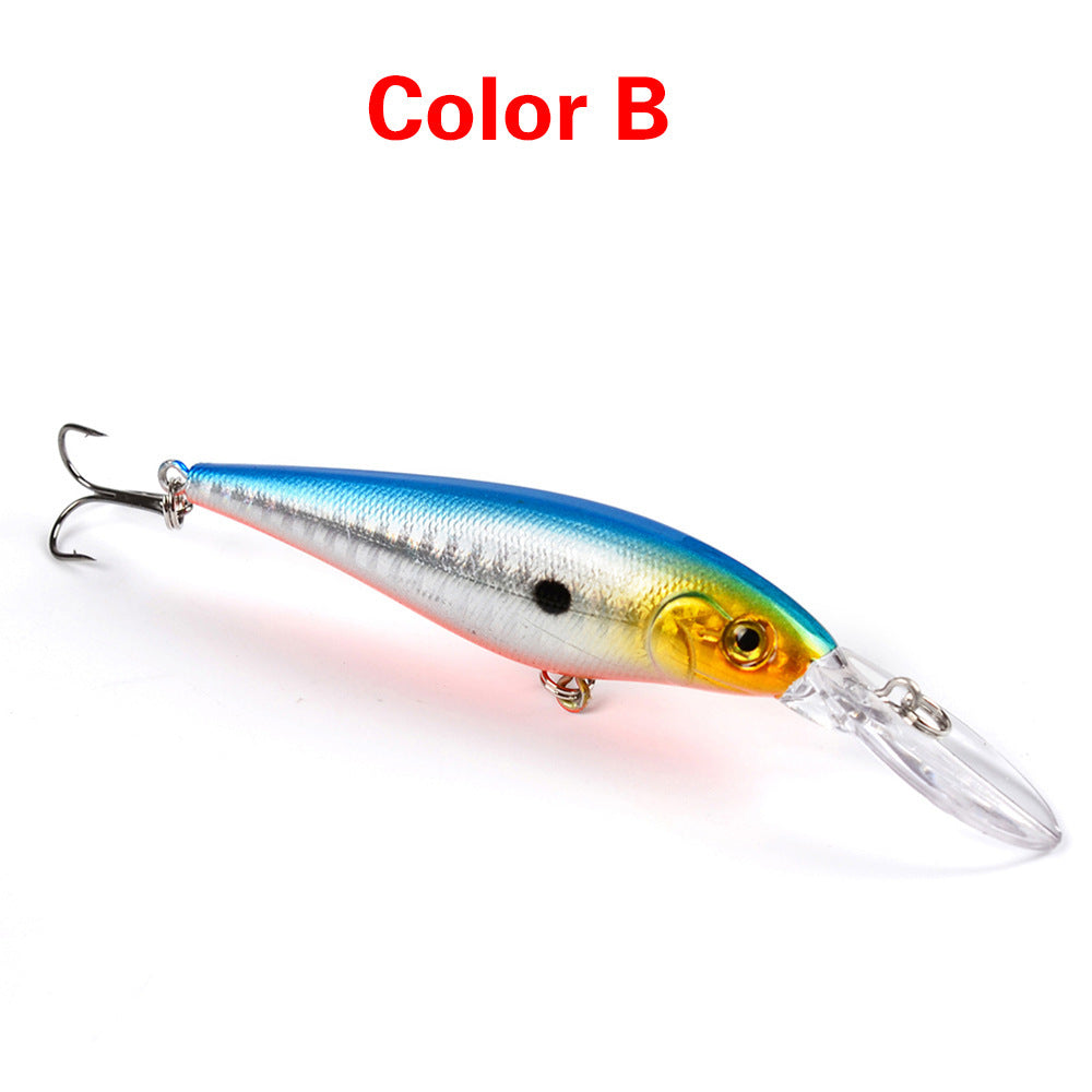 10 Style Minnow Fishing Lures Laser Hard Artificial Bait 3D Eyes 11cm 10g Fishing Wobblers Crankbait Minnows 6