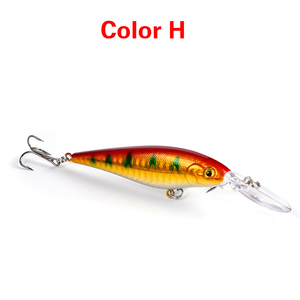 10 Style Minnow Fishing Lures Laser Hard Artificial Bait 3D Eyes 11cm 10g Fishing Wobblers Crankbait Minnows 6