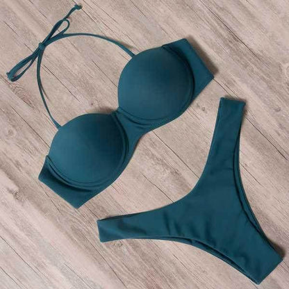 Bikini Sexy Swimwear Women Swimsuit Leopard Bikinis Set Wear