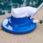Swimming Pool Suction Head Collecting And Cleaning Leaves At The Bottom Of The Pool