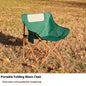Camping Outdoor Folding Chair Portable Recliner Fishing Stool Beach