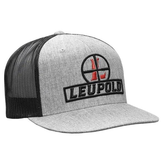 Leupold Caps Hats &amp; Beanies|Hats Leupold  Leupold Reticle Flatbil Trucker Hat Heather/Black
