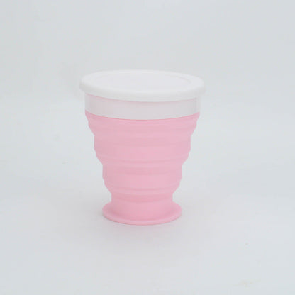 Portable foldable silicone lunch box