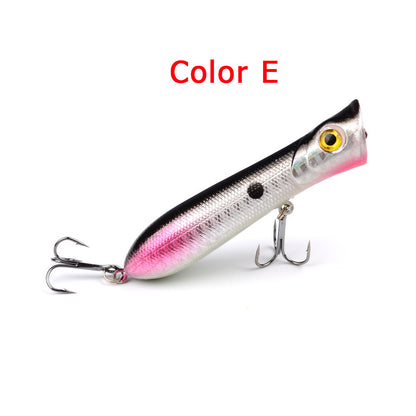 Popalua 8CM-12g black hook plastic fishing lure