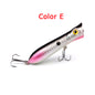 Popalua 8CM-12g black hook plastic fishing lure