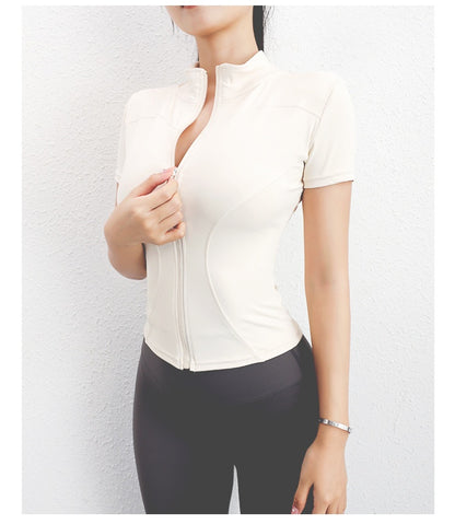 Double Curved Short Sleeved Jacket