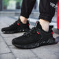 Men'S Flying Woven Running Shoes Fashion Sports Shoes Summer Style Flame Bottom Popcorn Casual Trendy Shoes