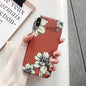 Retro flower phone case