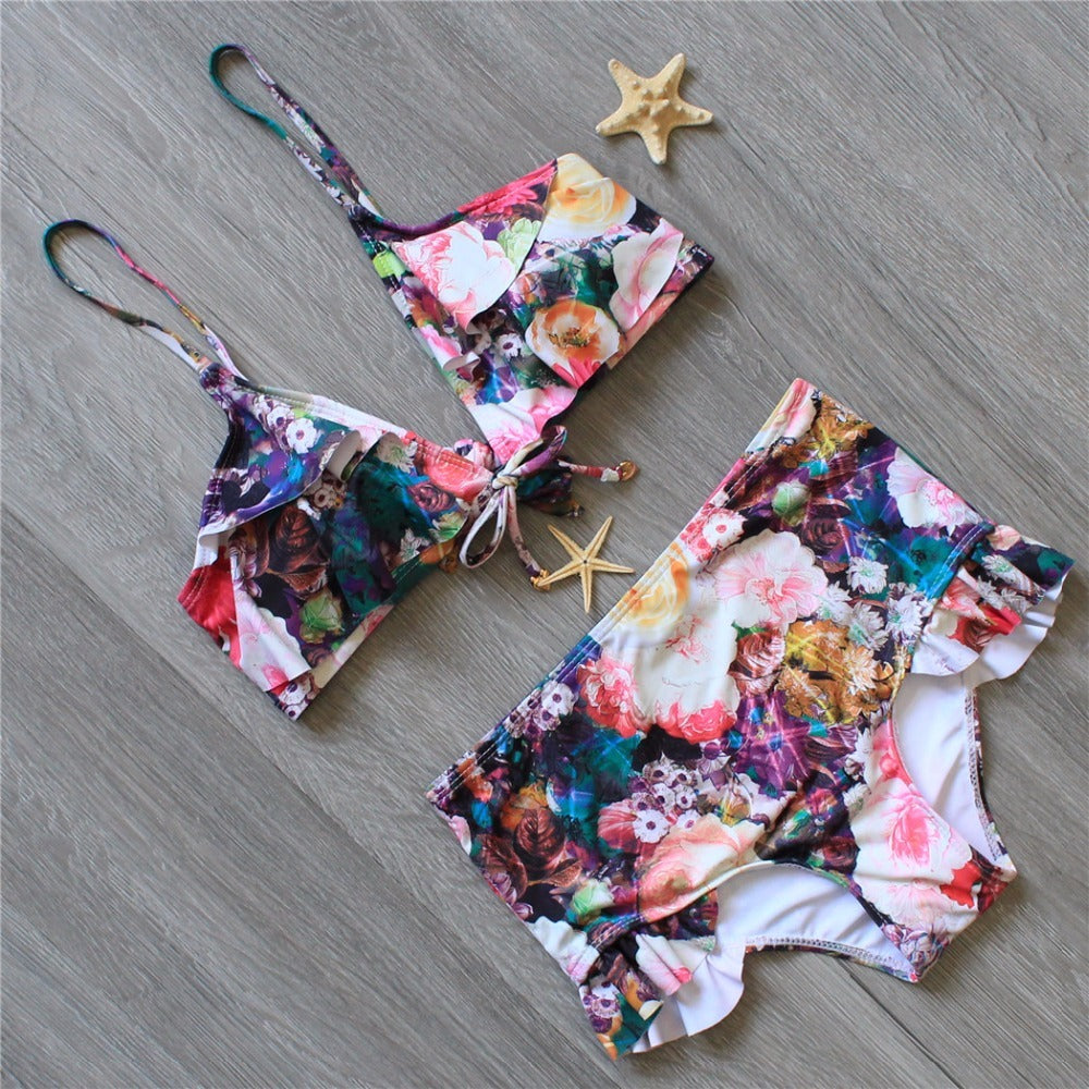 New Bikinis Women High Waist Swimsuit Beach Bathing Suit Brazilian Bikini Set Female Swimwear Biquinis Maillot De Bain