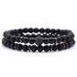 Micro-inlaid Zircon Nracelet 6mm Natural Stone Beaded Bracelet
