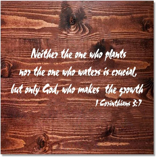 Wood Sign with Bible Verse Wooden Hanging Sign Pallet Inspirational Coffee Signs Vintage Farmhouse Quotes Wall Living Room Kitchen Home Office Decor Easy to Decorate Our First Home Sign