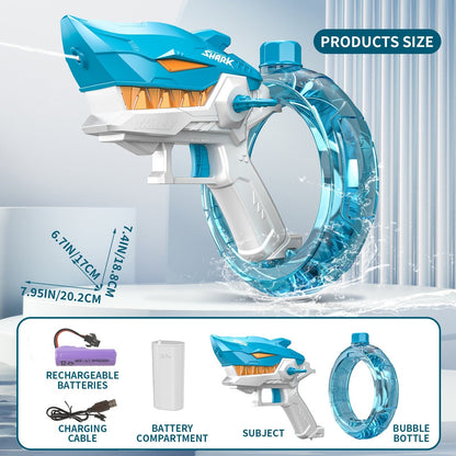 New Shark Electric Water Gun Toys Fully Automatic Continuous Fire
