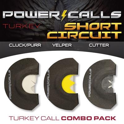 Higdon Outdoors Mouth Calls Higdon Outdoors Higdon Outdoors Power Calls Short Circuit Combo Pack - (Cluck/Purr Yelper Cutter)