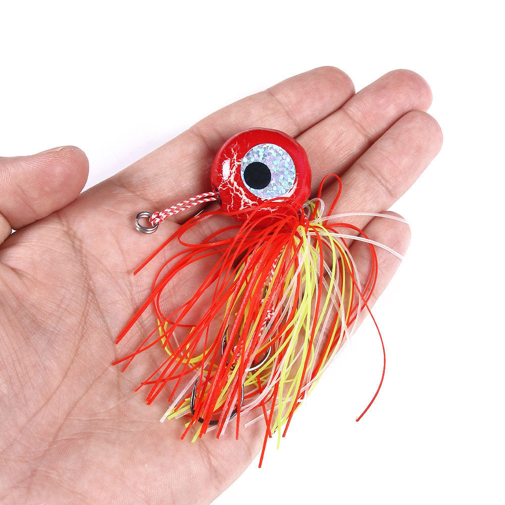 Lead Sinker Multi-color Big Head Lead Bait 80g Sea Fishing Hook Lead Head Hook Lure