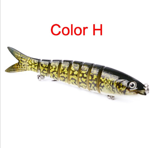 Pike Fishing Lures Artificial Multi Jointed Sections Hard Bait Trolling Pike Carp Fishing Tools