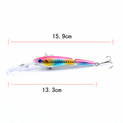 Luya lure bionic multi-section Mino lure