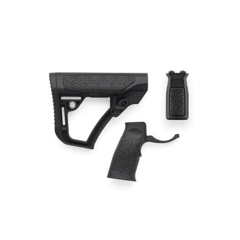 Daniel Defense Grips Daniel Defense Buttstock Pistol Grip & M-LOK Vertical Foregrip Combo - Black