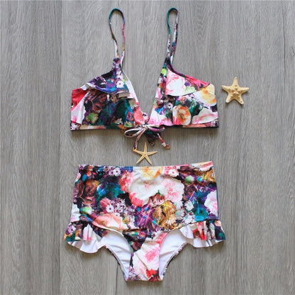 New Bikinis Women High Waist Swimsuit Beach Bathing Suit Brazilian Bikini Set Female Swimwear Biquinis Maillot De Bain