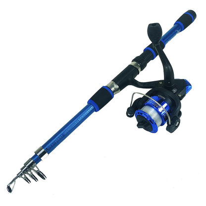 Ultra Short Pole And Wheel Suit Children's Fishing Gear Set