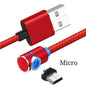 Magnetic Cable LED Magnet Charger Cable USB Cable & USB Type-C USB C