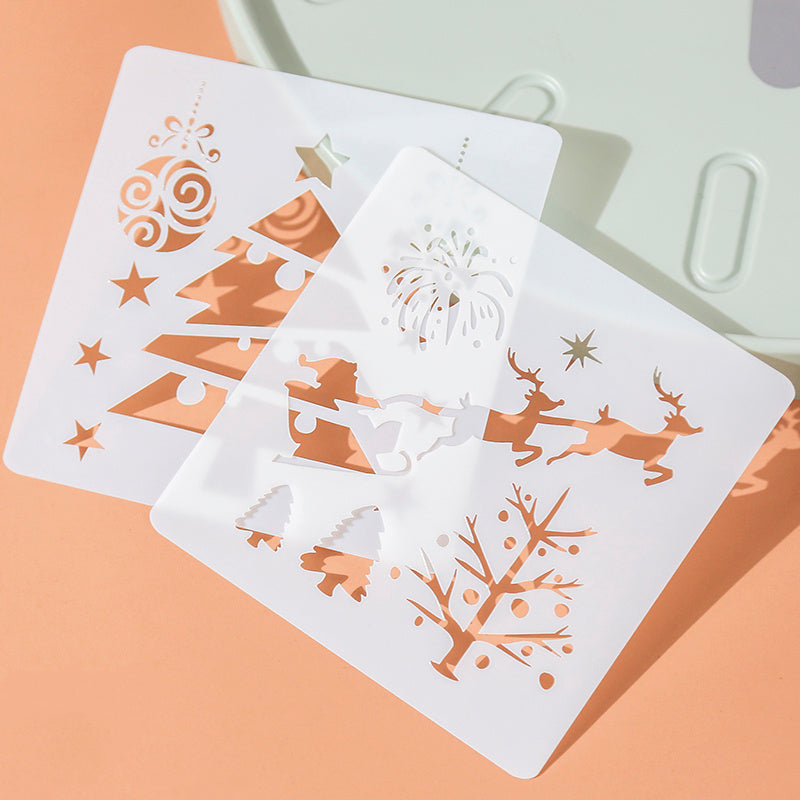 Grow Up Album Diy Hand Tent Christmas Hollowed Out Template