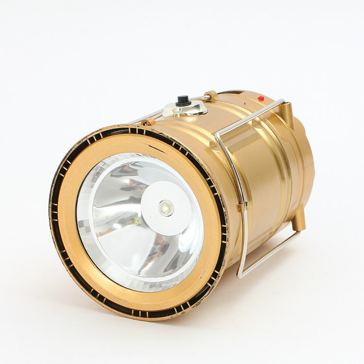 The new flashlight lantern 6LED camping lamp solar camping lamp multi-function portable lamp stage lamp