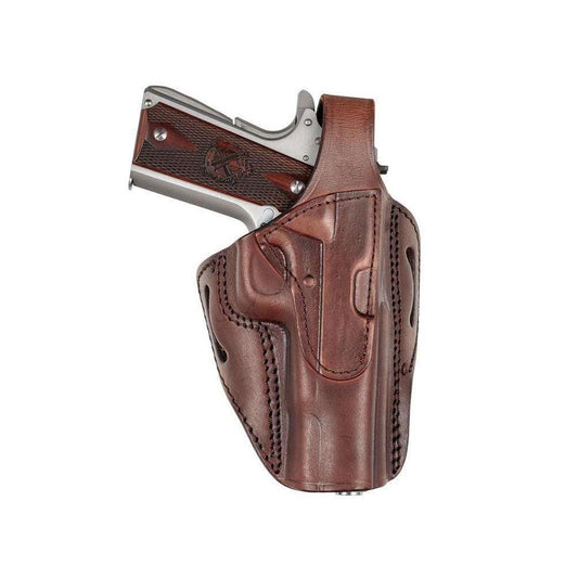Tagua Gun Leather Gun Holsters Tagua Gun Leather Tagua TX 1836 Holster for M&P Shield and Most Single Stack Compact Handguns Brown Right Hand