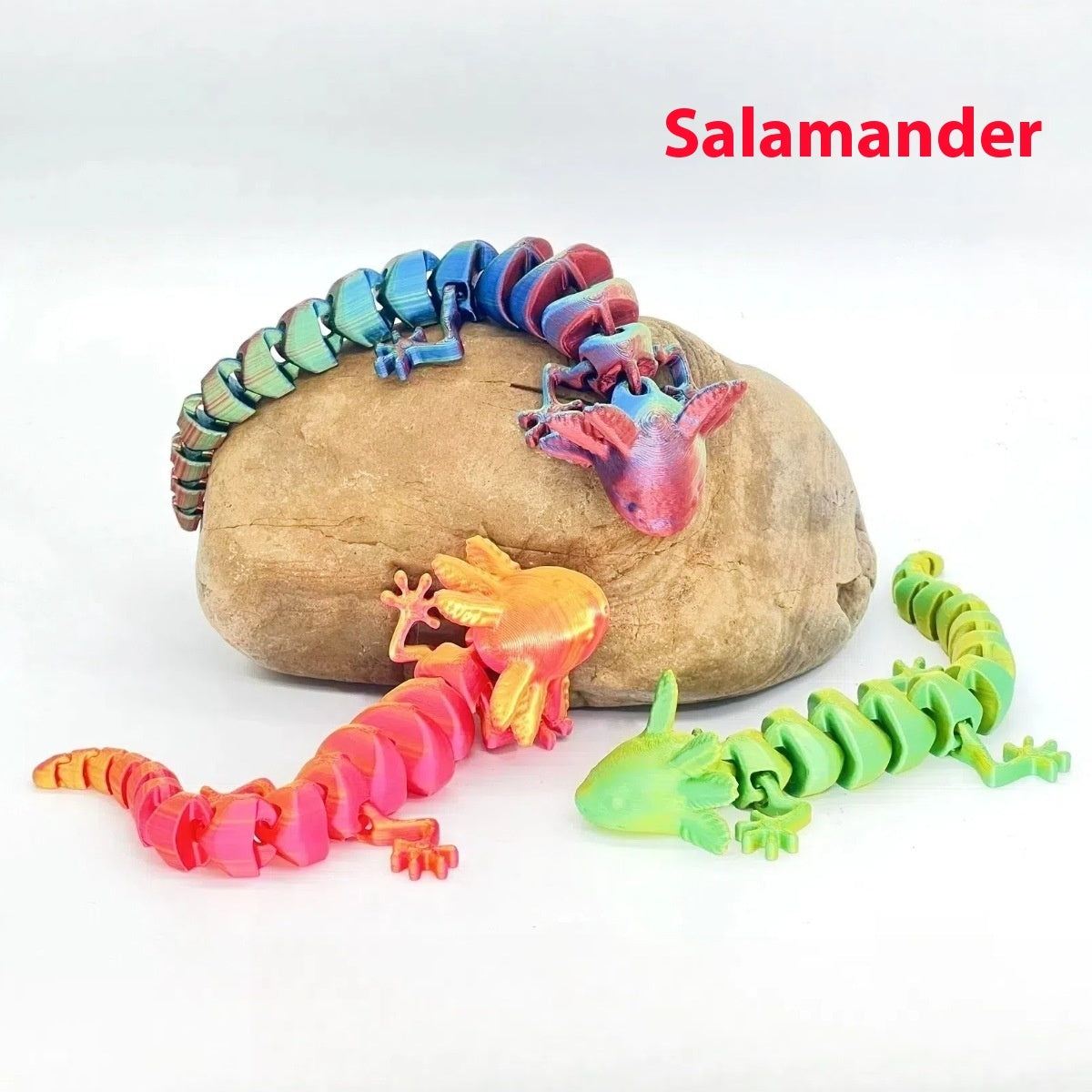 3D Printed Salamander Can Be Placed In One Piece To Hand Do Gift Crafts