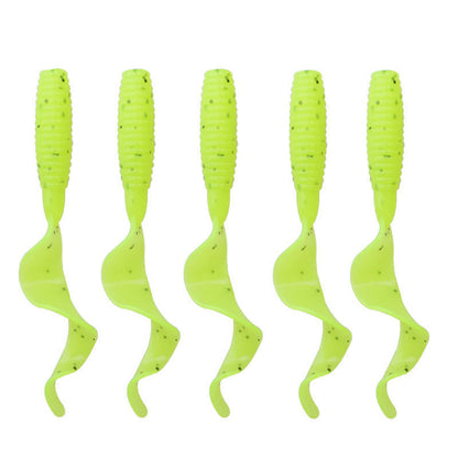 Soft Bait Fishy Curly Tail Lead Hook