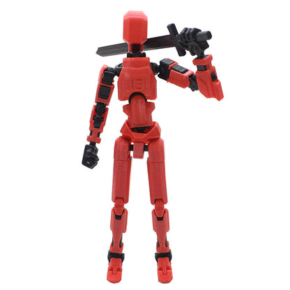 3d printing more than movable joint doll lucky 13 full body movable robot