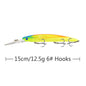Floating Mino Long Tongue Plate Topmouth Culter Lure Mandarin Fish Army
