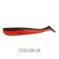 Freshwater Lure Soft Bait T Tail Lead Hook