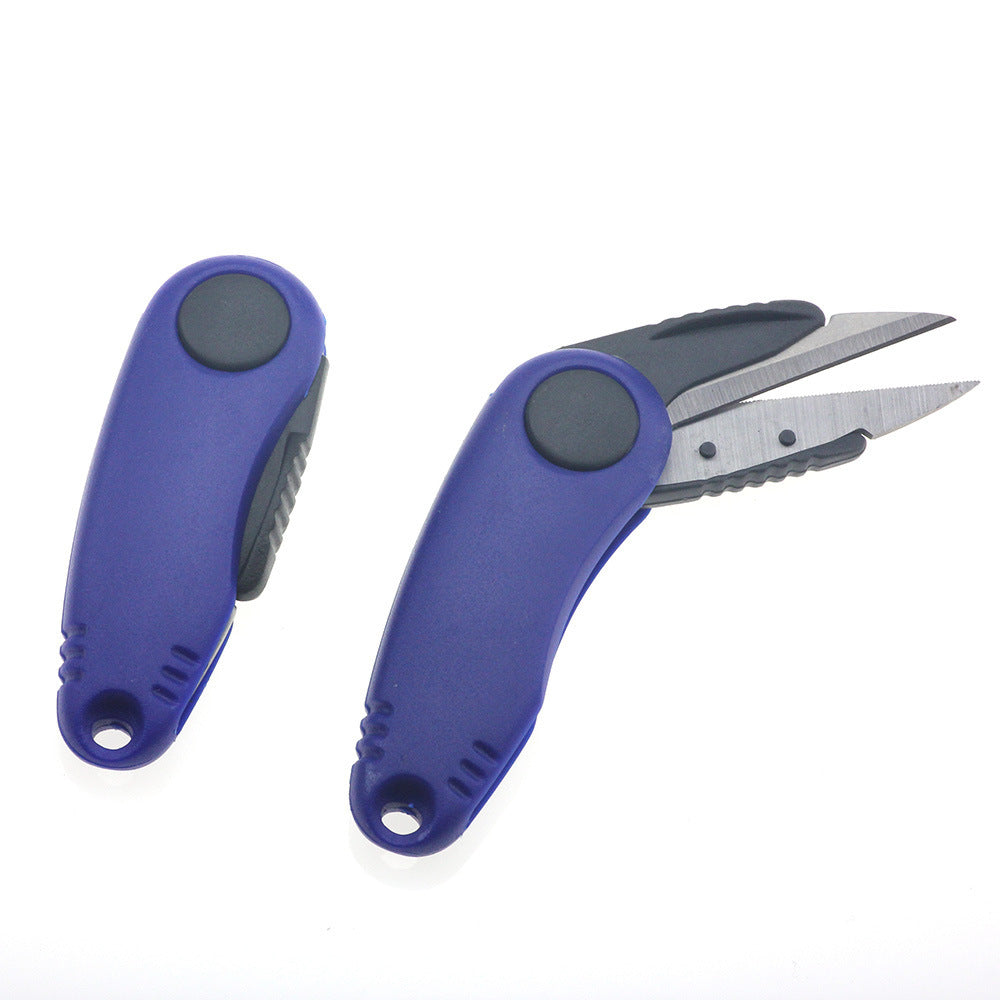 Portable folding small scissors