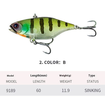 60mm 11.9g Long-range Submerged Biomimetic Bait