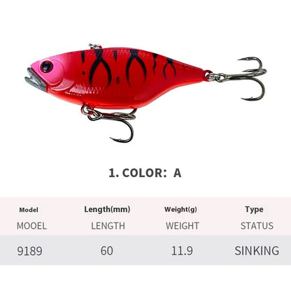 60mm 11.9g Long-range Submerged Biomimetic Bait