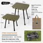 CLS Outdoor Dual Use Mini Folding Table Camping Stool