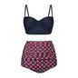 High Waist Bikinis Women Swimsuit Plus Size Swimwear Bathing Suits Retro Floral Push Up Bikini Set Beach Wear Biquini