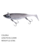 Tail Soft Bait Sea Fishing Lure Fish Type Jig Hook Tossing Fake Fish Weever Topmouth Culter