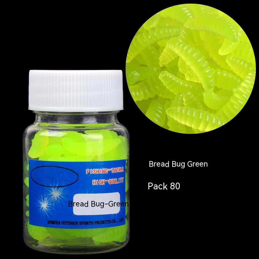 Soft Bait Fake Worm Mealworm Earthworm Red Bottled Bionic Lure