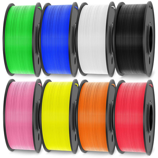 3D Printer Filament Bundle Multicolor PETG Filament 1.75Mm, Individually Vacuum