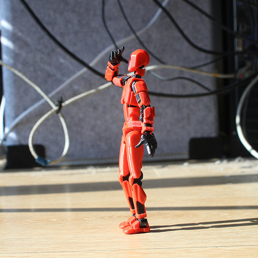 3d printing more than movable joint doll lucky 13 full body movable robot