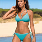 Women Bikinis Push Up Swimsuit Two Piece Leopratd Swimwear